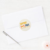 kinderkanker steun hoop bidden Stickers Labels (Envelop)
