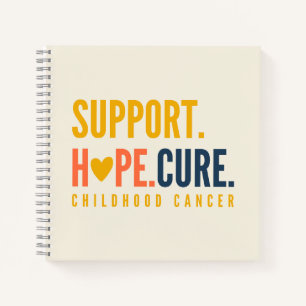 kinderkanker steun hoop Notitieboek Journal