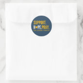 Kinderkanker Steun Hope Pray Stickers (Tas)
