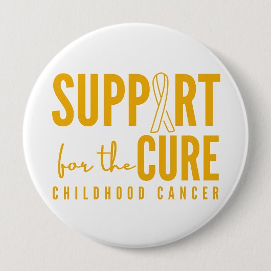 kinderkanker steun voor de genezing Button (Voorkant)