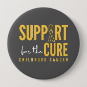 Kinderkanker. Steun voor de genezing. Button (Voorkant)