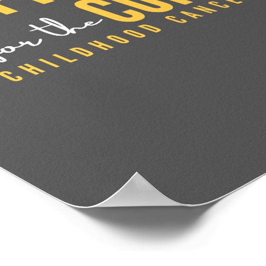 Kinderkanker. Steun voor de genezing. Posters (Hoek)