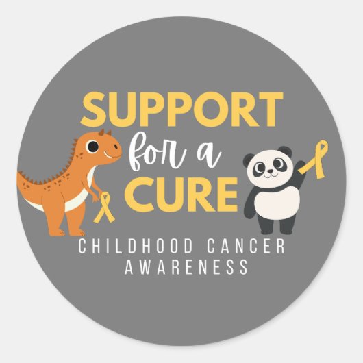 kinderkanker.support.cure Stickers & Labels (Voorkant)