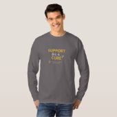 kinderkanker.support. genezing Long Sleeve T-shirt (Voorkant volledig)