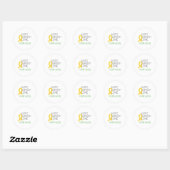 kinderkanker. #team Naam aangepaste Stickers Label (Vel)