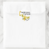 Kinderkanker VLINDER 3.1 Ronde Sticker (Tas)