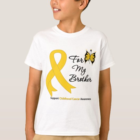 Kinderkanker voor mijn broer t-shirt (Voorkant)