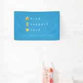 kinderkanker wees vriendelijk steun liefde banner (Insitu)