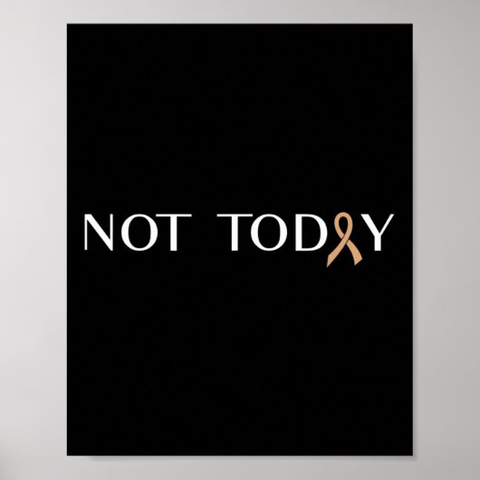 Kinderkankerbestrijding Ribbon Poster (Voorkant)