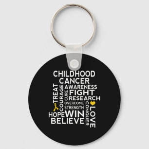 Kinderkankerbewuster Walk Ribbon Sleutelhanger