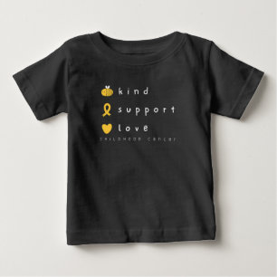 kinderkankerbewustzijn Baby T-Shirt schattig