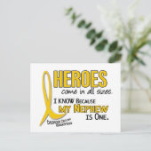 Kinderkankerhellingen Alle vormen 1 Nephew Briefkaart (Staand voorkant)