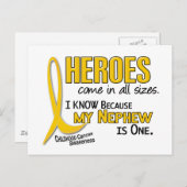 Kinderkankerhellingen Alle vormen 1 Nephew Briefkaart (Voorkant / Achterkant)