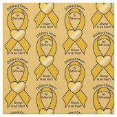 Kinderkankerlint —  hartbenaming stof (Close Up)