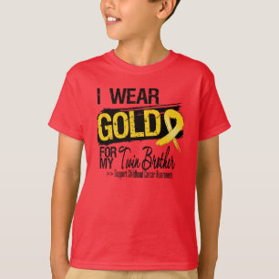Kinderkankerlint voor mijn tweelingbroer t-shirt