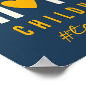 kinderkankerondersteuning Aangepast Poster Prints  (Hoek)