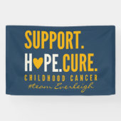 kinderkankerondersteuning Aangepaste naam Banner S (Horizontaal)