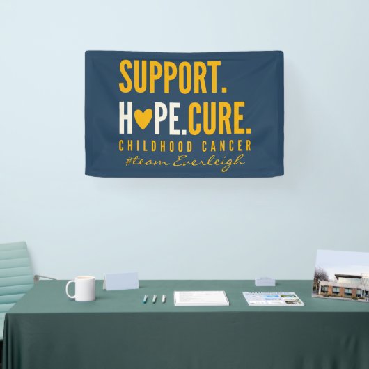 kinderkankerondersteuning Aangepaste naam Banner S (Beurs)