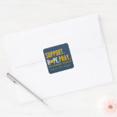 kinderkankerondersteuning Aangepaste naam Stickers (Envelop)