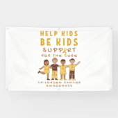 kinderkankerondersteuning Banner Outdoor Sign (Horizontaal)