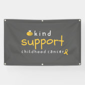 kinderkankerondersteuning Banner Outdoor Sign (Horizontaal)