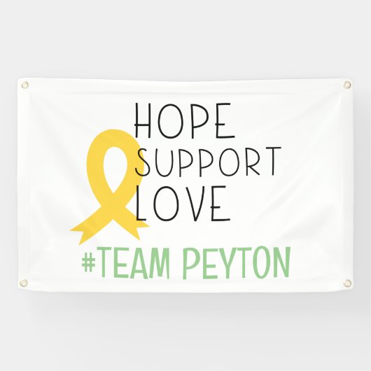 kinderkankerondersteuning Custom Banner Outdoor (Horizontaal)