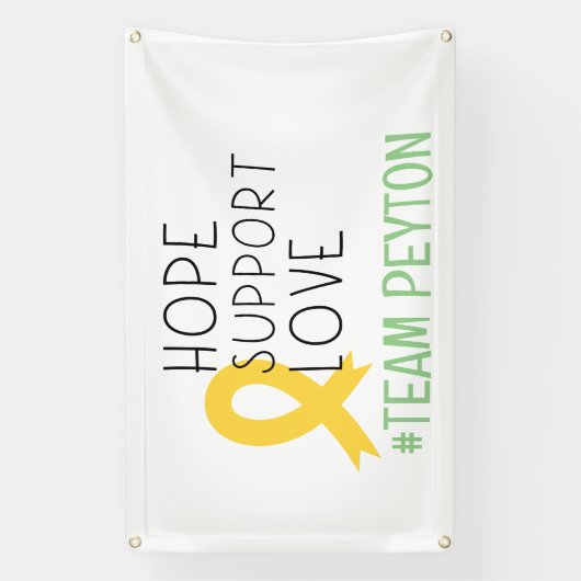 kinderkankerondersteuning Custom Banner Outdoor (Verticaal)