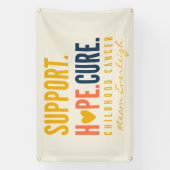 kinderkankerondersteuning Custom Banner Outdoor (Verticaal)