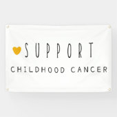 kinderkankersteun Banner Outdoor Large Sign (Horizontaal)