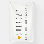 kinderkankersteun Banner Outdoor Large Sign (Verticaal)