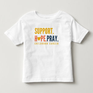 kinderkankersteun hoop bidden Peuter T-shirt