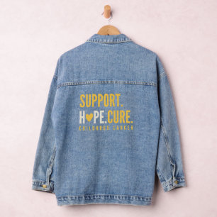 kinderkankersteun hoop genezen Denim Jacket