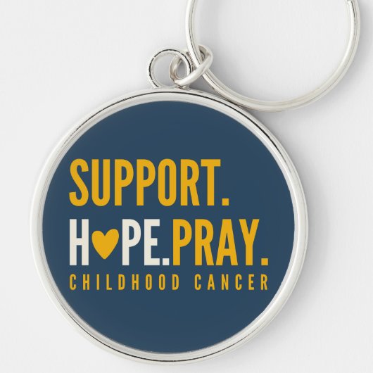 Kinderkankersteun Hope Pray Sleutelhanger (Voorkant)