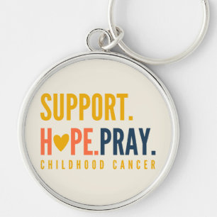 Kinderkankersteun Hope Pray Sleutelhanger