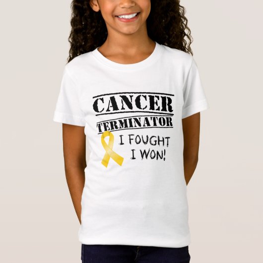 Kinderkankerterminator T-shirt (Voorkant)