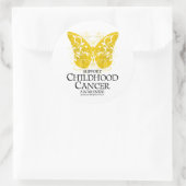 Kinderkankervlinder Ronde Sticker (Tas)