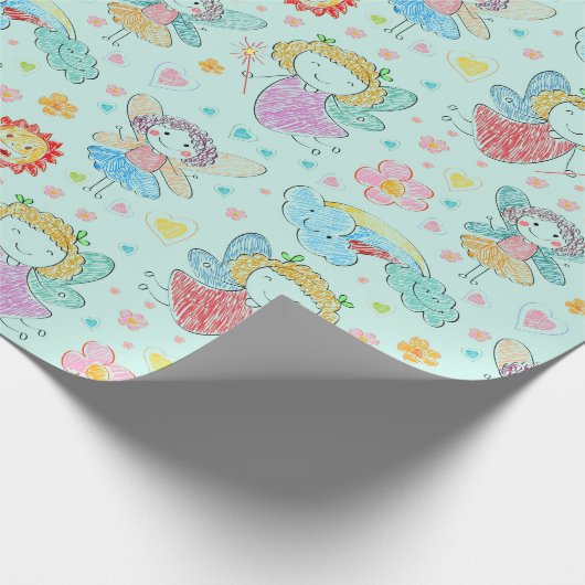 Kinderkapjes Cadeaupapier (Hoek)