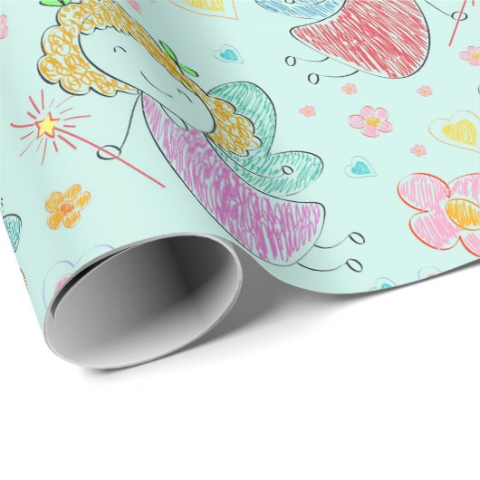 Kinderkapjes Cadeaupapier (Rol Hoek)