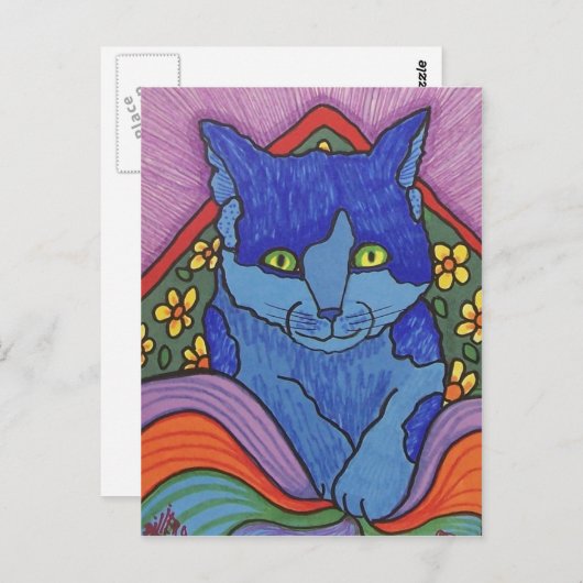 Kinderkat van Piliero Briefkaart (Voorkant / Achterkant)