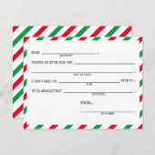 Kinderkerst Bedankkaarten - Set van 10 Notitiekaartje (Voorkant / Achterkant)