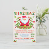 Kinderkerstfeest Kinderfeestje Kaart (Staand voorkant)