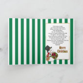 Kinderkerstkous - Kleindochter - Snoep Feestdagen Kaart (Binnen)