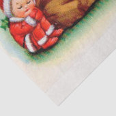 Kinderkerstman Tissuepapier (Detail)