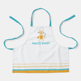 Kinderkeukenrok met kattenprint schort