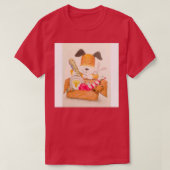 Kinderkipper de hond t-shirt (Design voorkant)