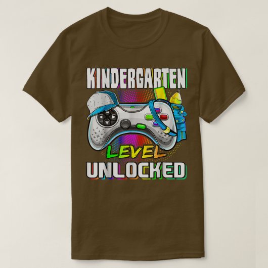 Kinderkleuterschool ontgrendeld t-shirt (Design voorkant)