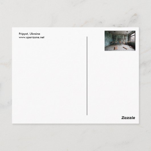 Kinderkrankenzimmer Briefkaart (Achterkant)