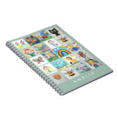 Kinderkunst Keepsake 20 tekeningen Collage Notitieboek (Rechterzijde)