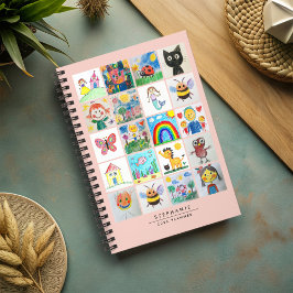 Kinderkunst Keepsake 20 tekeningen Collage Planner