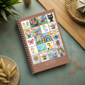 Kinderkunst Keepsake 20 tekeningen Collage Planner